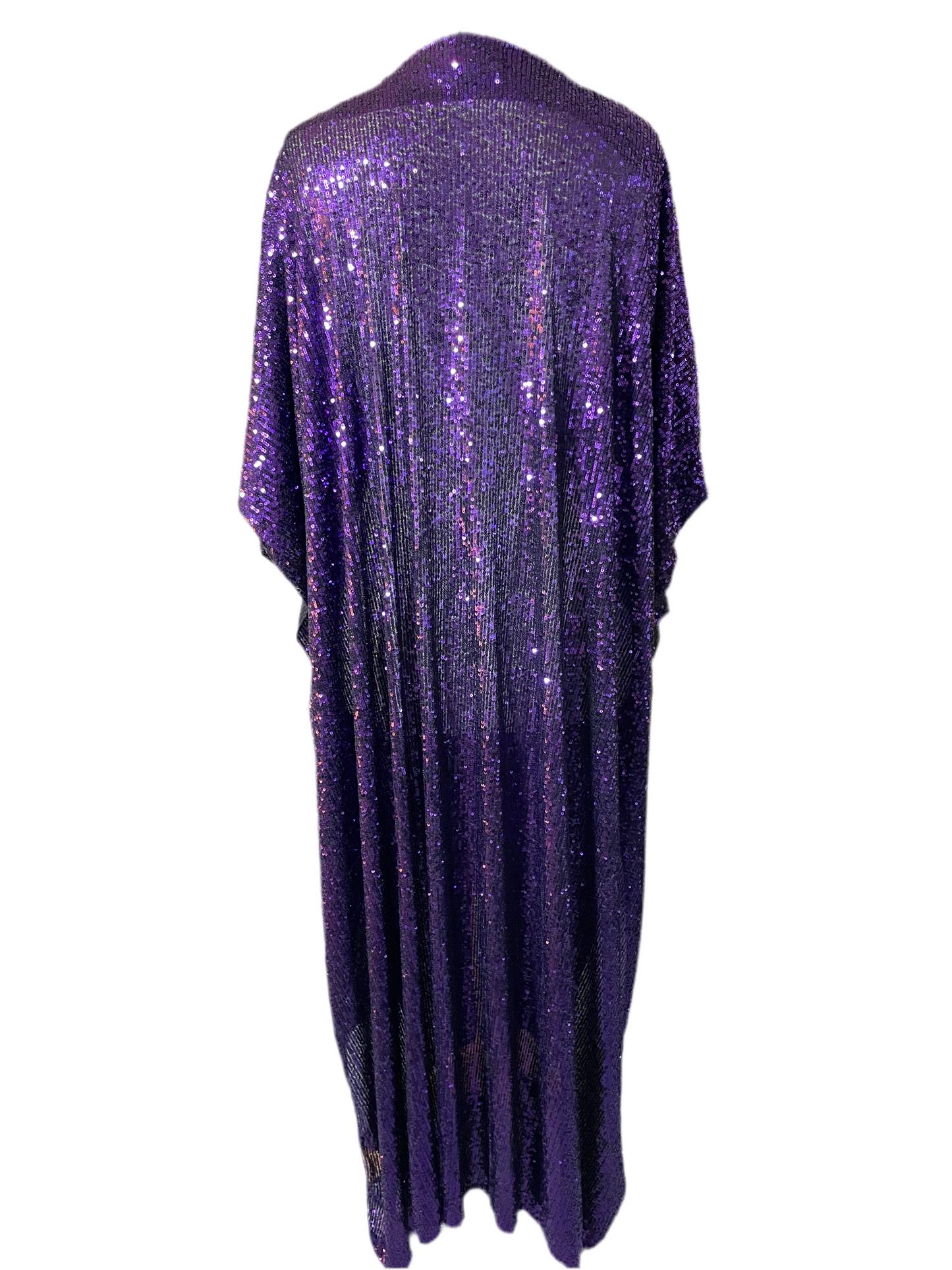 Purple Sequin Kimono