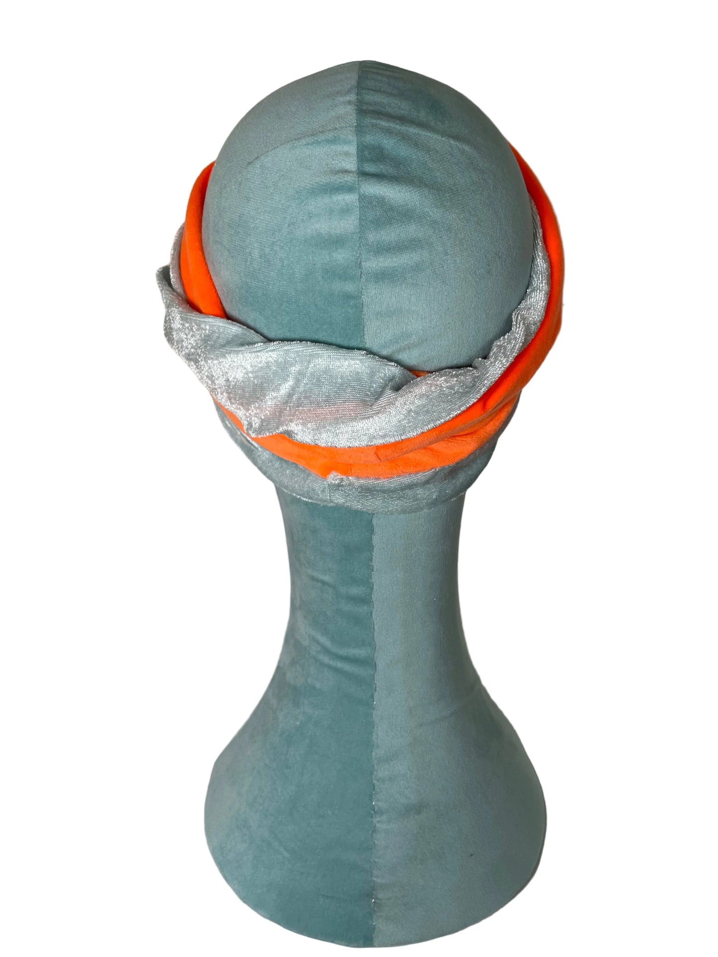 Blue/Orange Velvet Wrap
