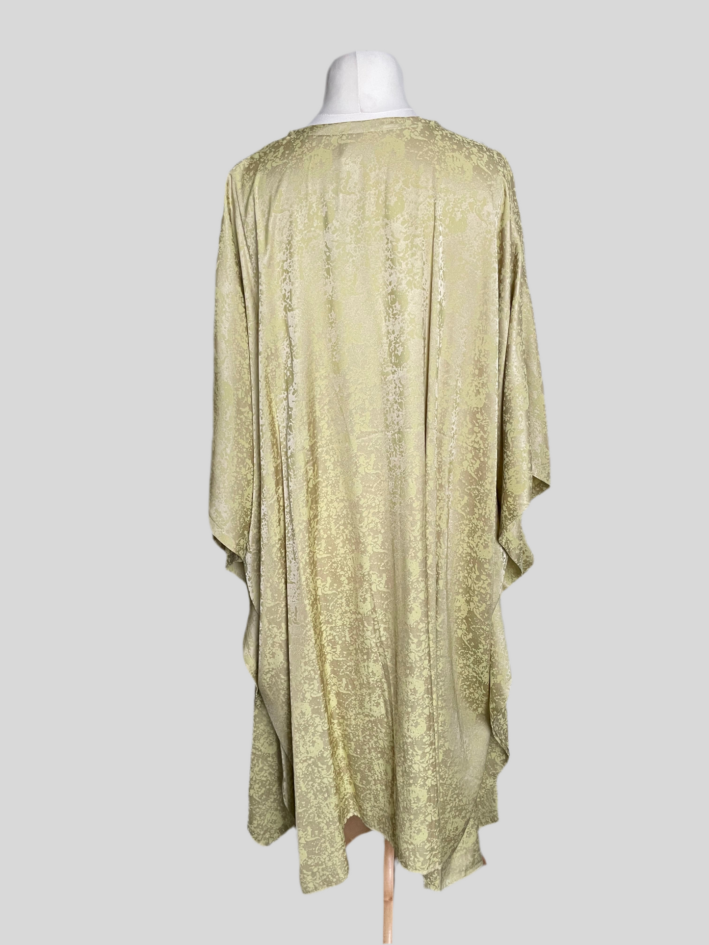 Pistachio Silk Kaftan