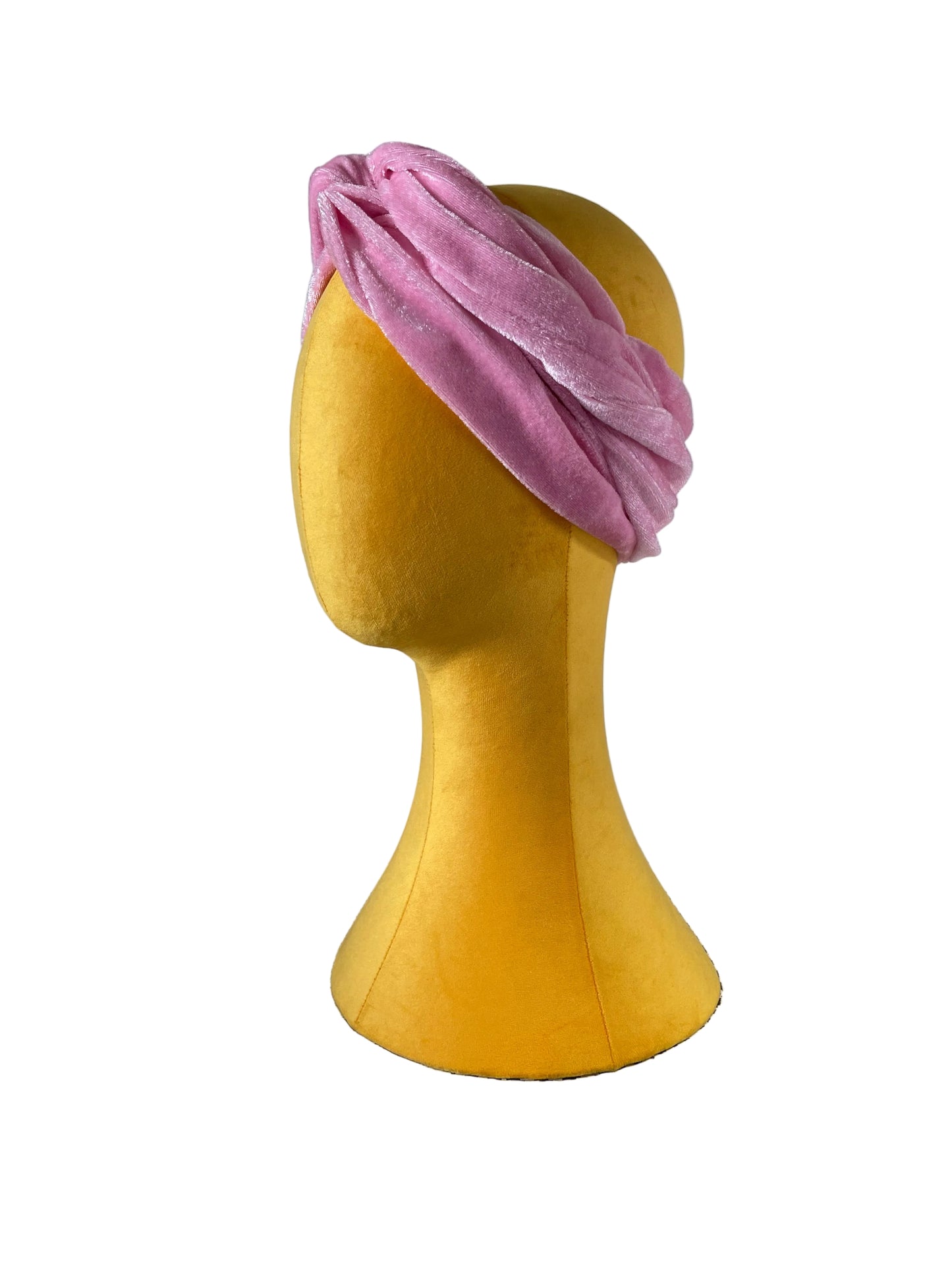 Candy Pink Velvet Head Wrap