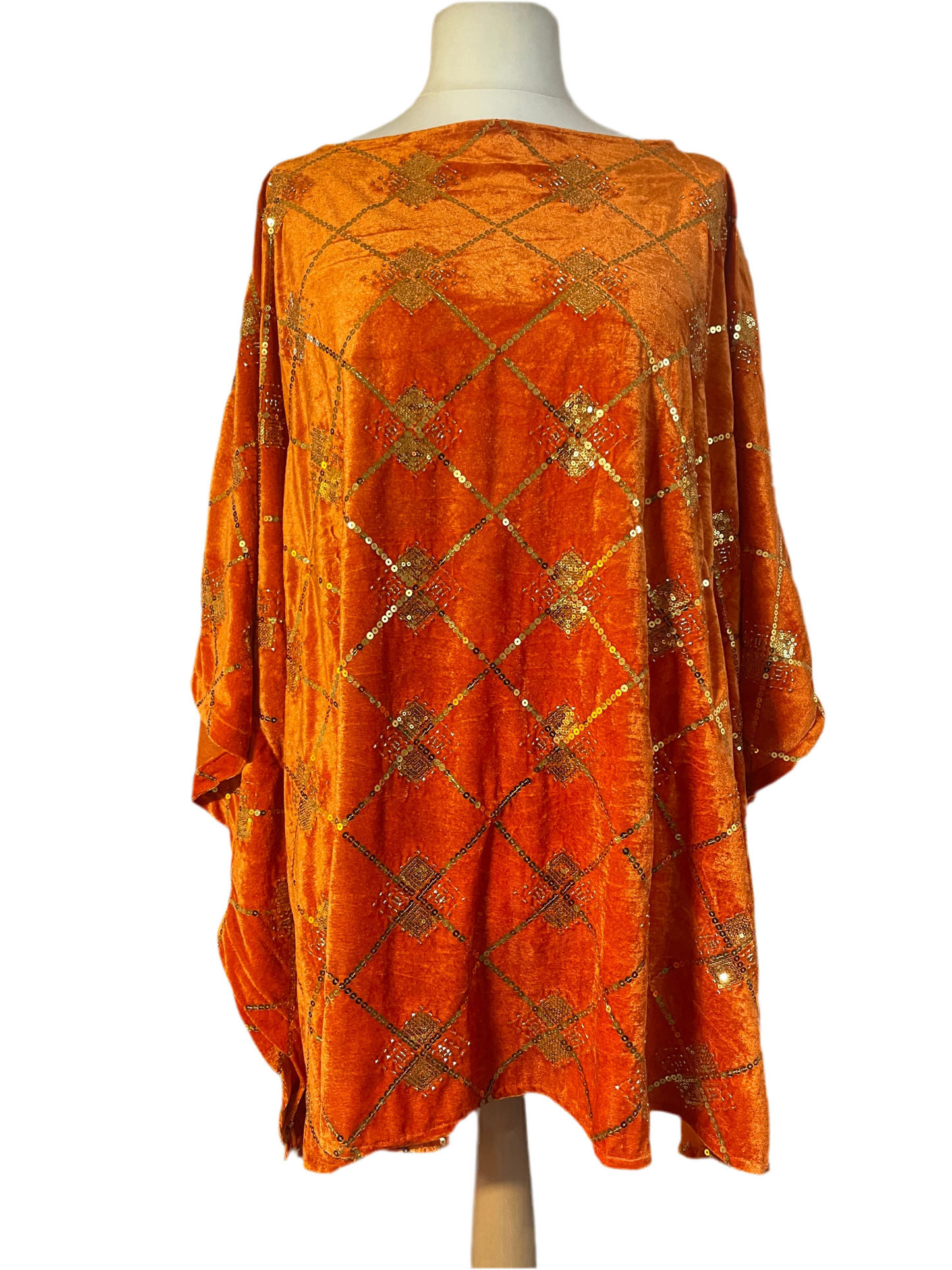 Tangerine Kaftan Mini