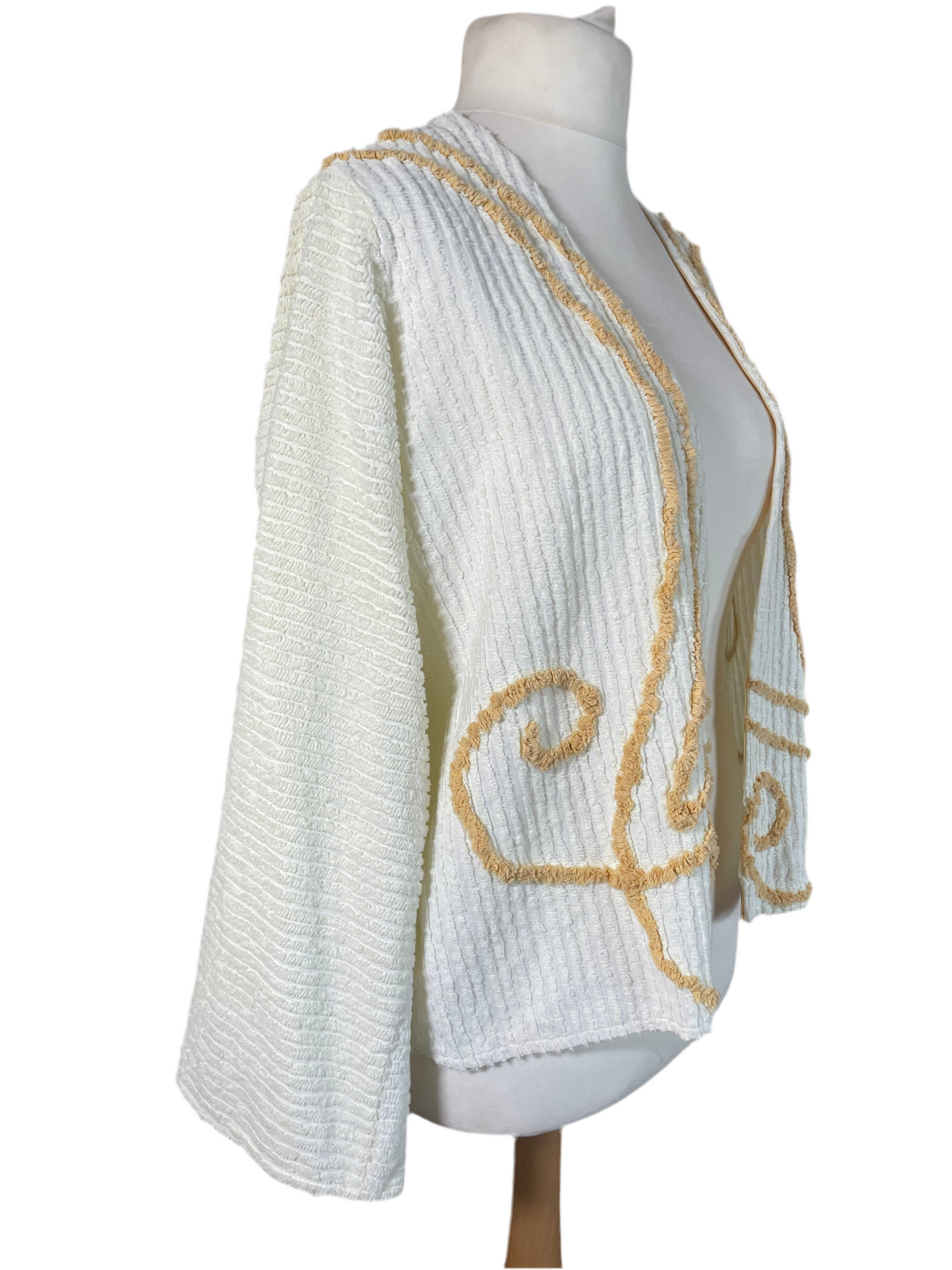 Cream Vintage Blanket Jacket