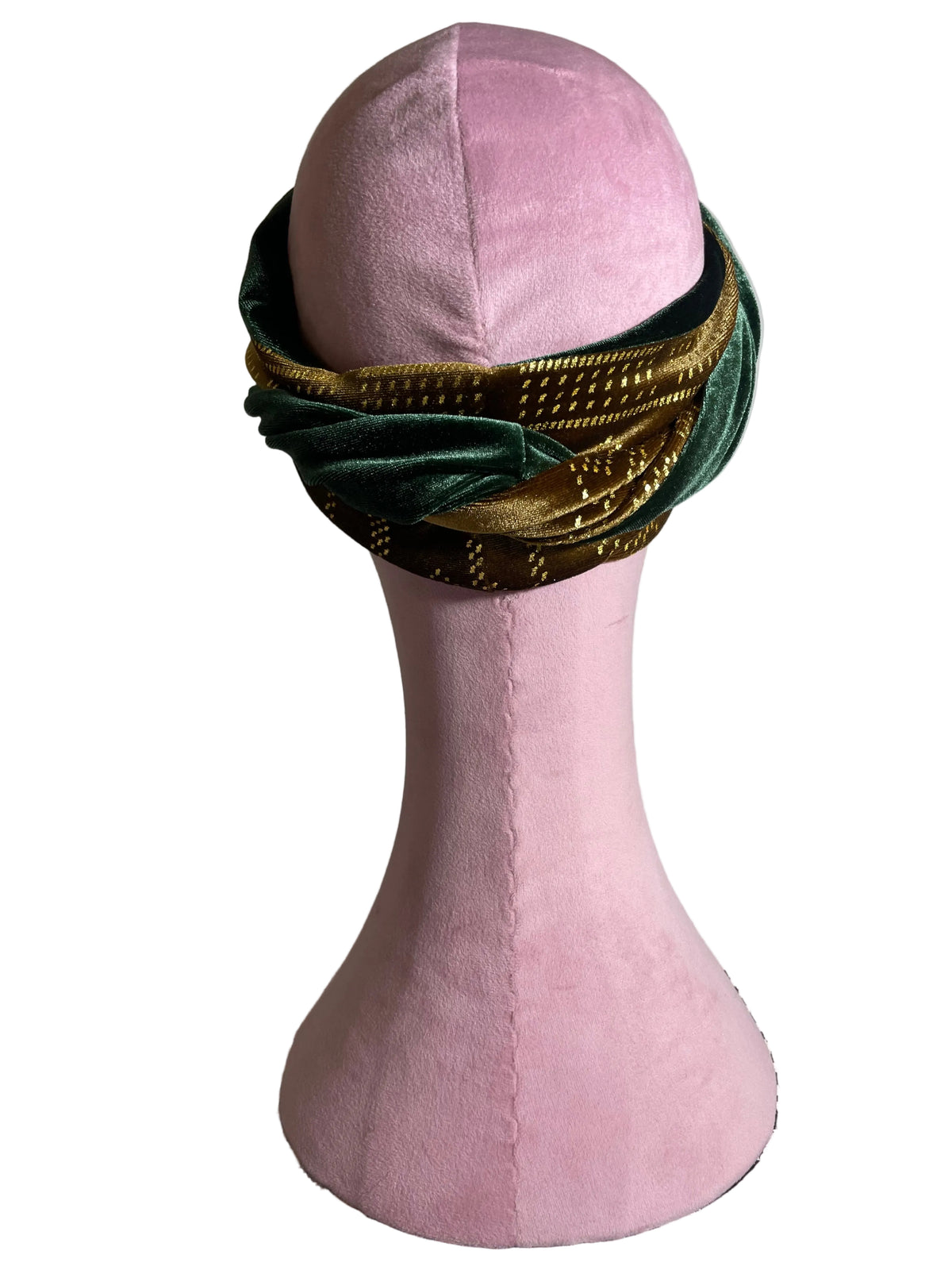 Bronze on Green HeadWrap