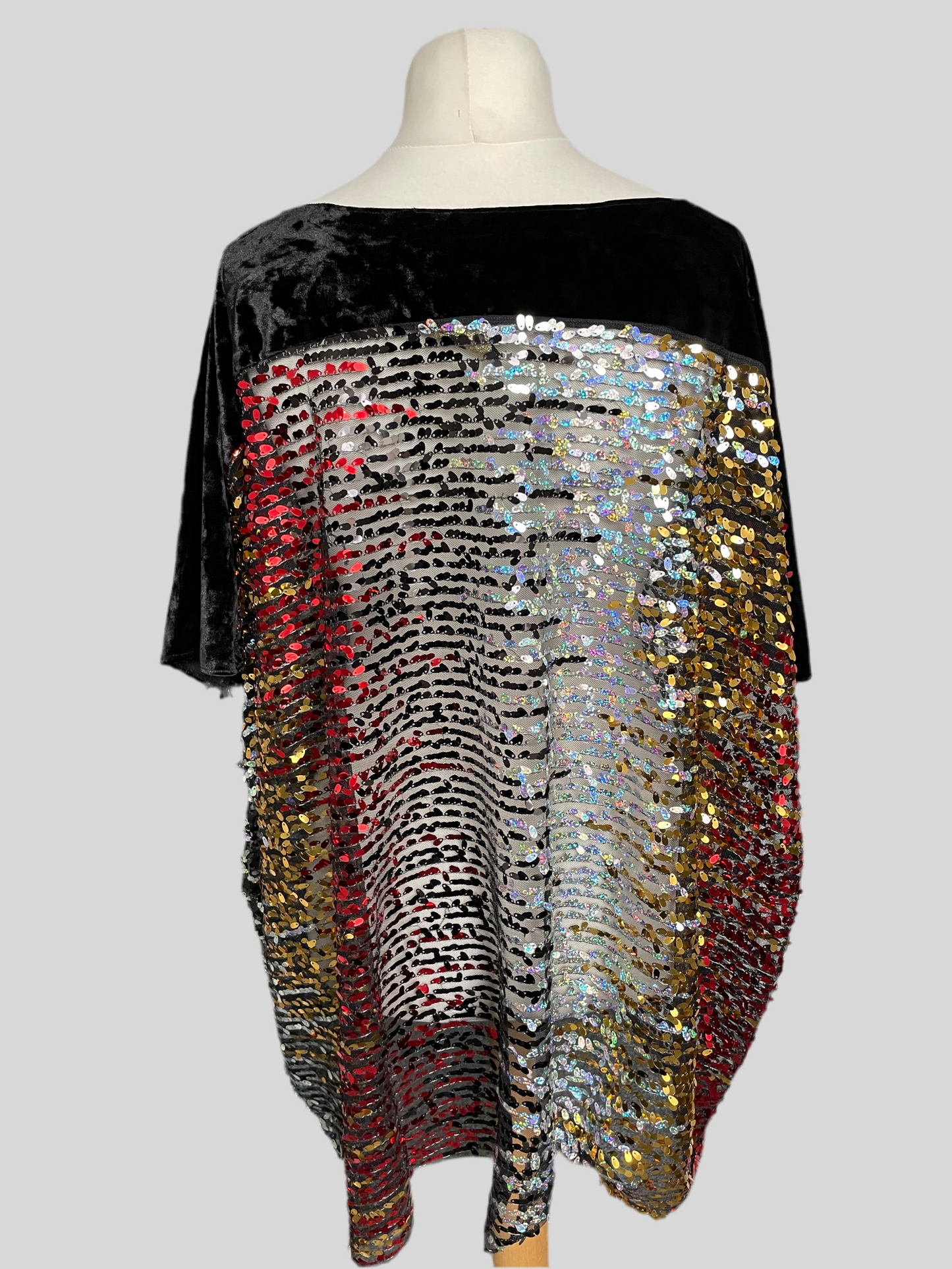 Ombré Sequin Disco Mini Dress