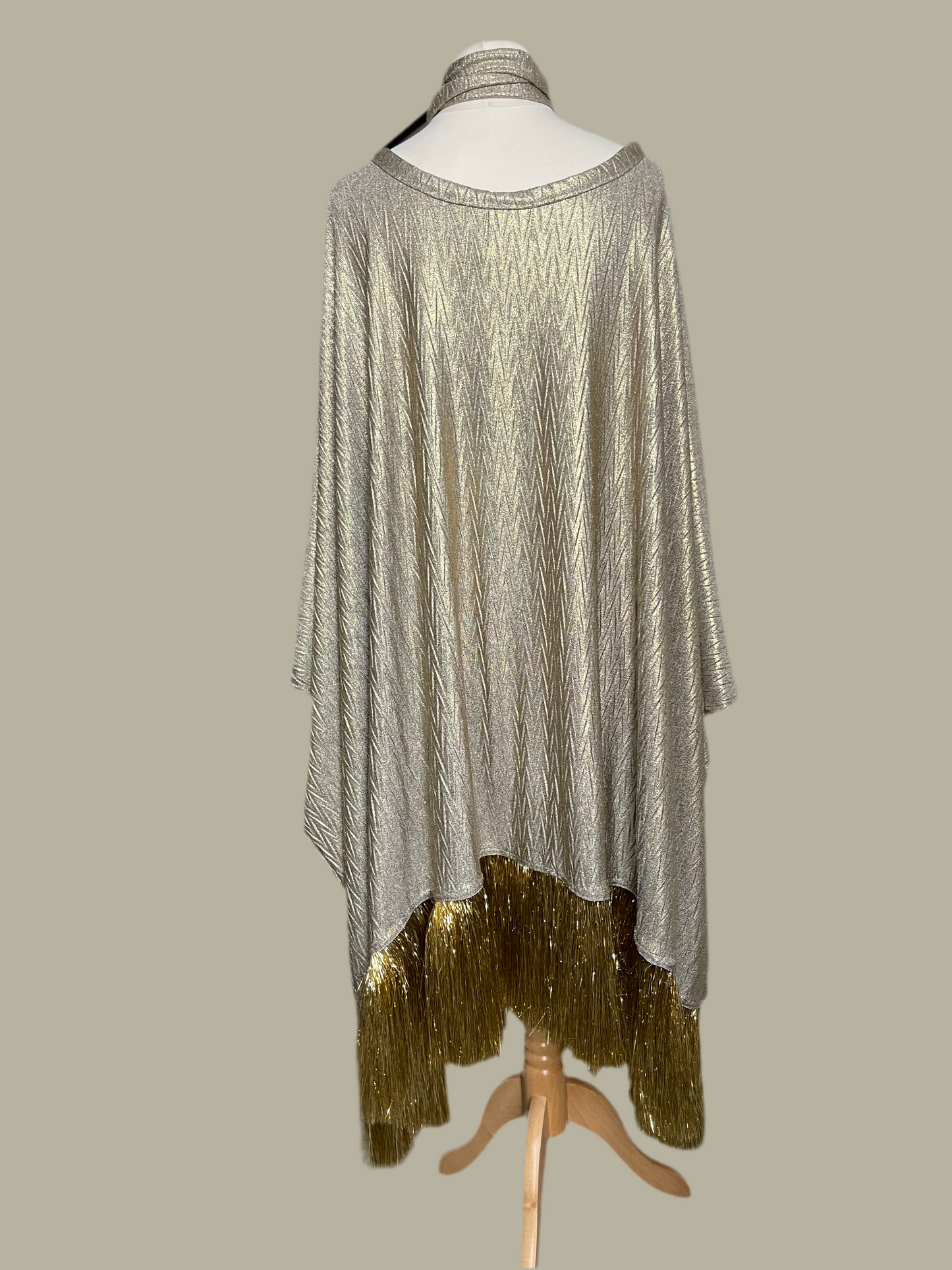 ‘Susie’ Tinsel Fringe Kaftan