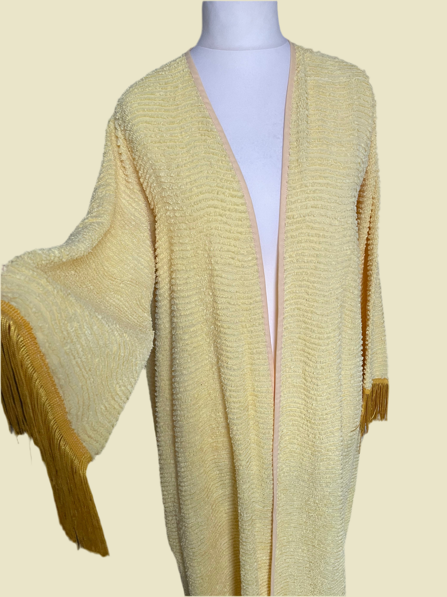 Yellow Vintage Blanket Coat