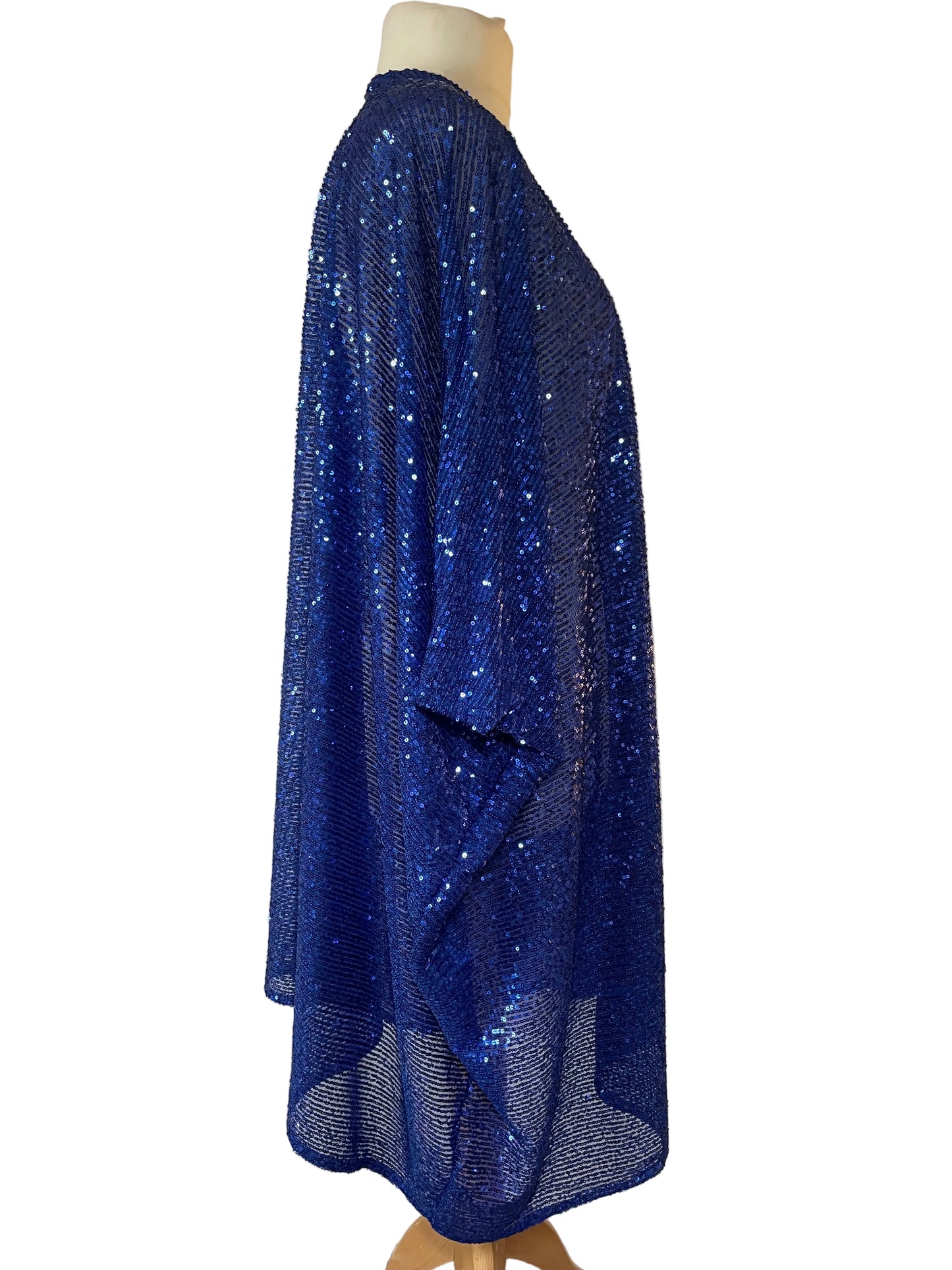 Cobalt Sequin Kimono