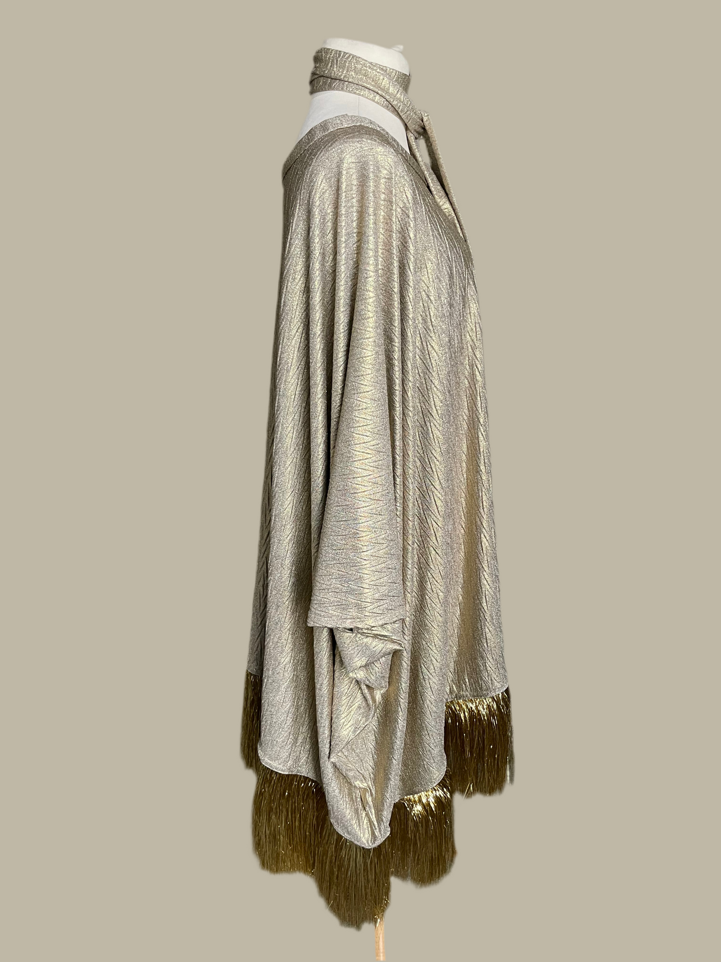 ‘Susie’ Tinsel Fringe Kaftan