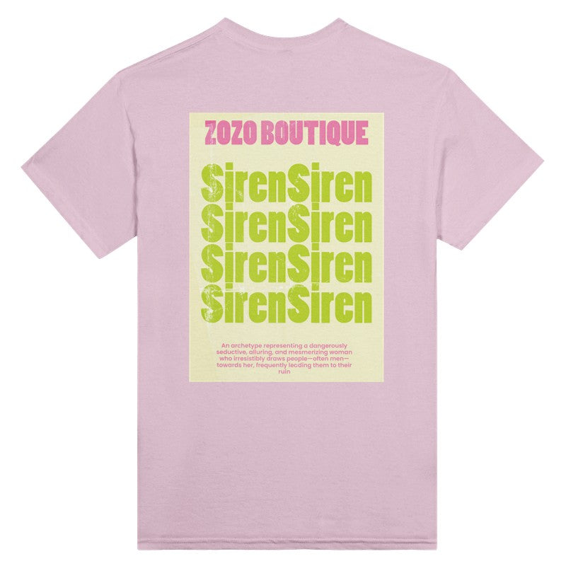 ZOZO Boutique - Summer Siren Back Print  T-shirt