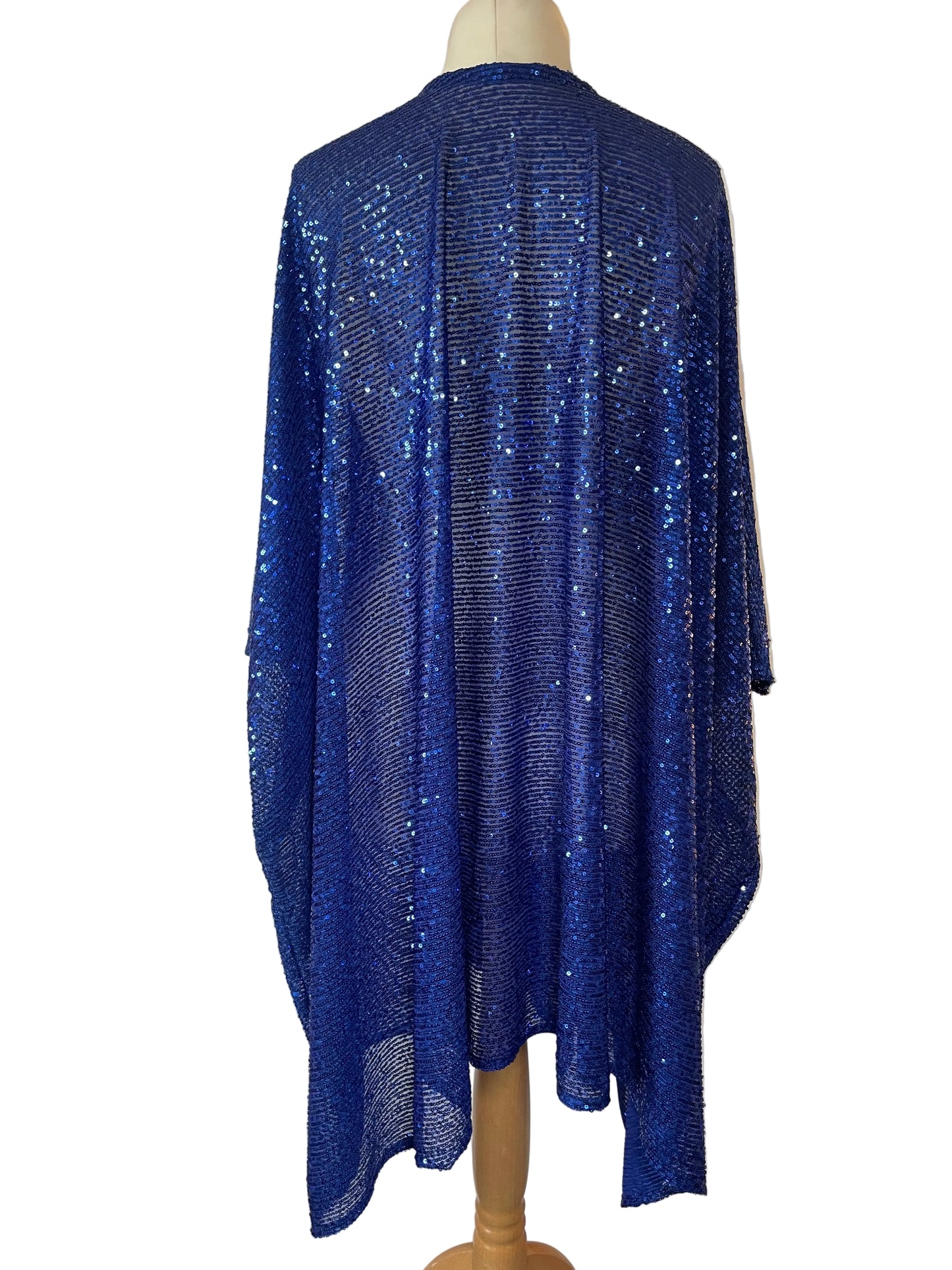 Cobalt Sequin Kimono
