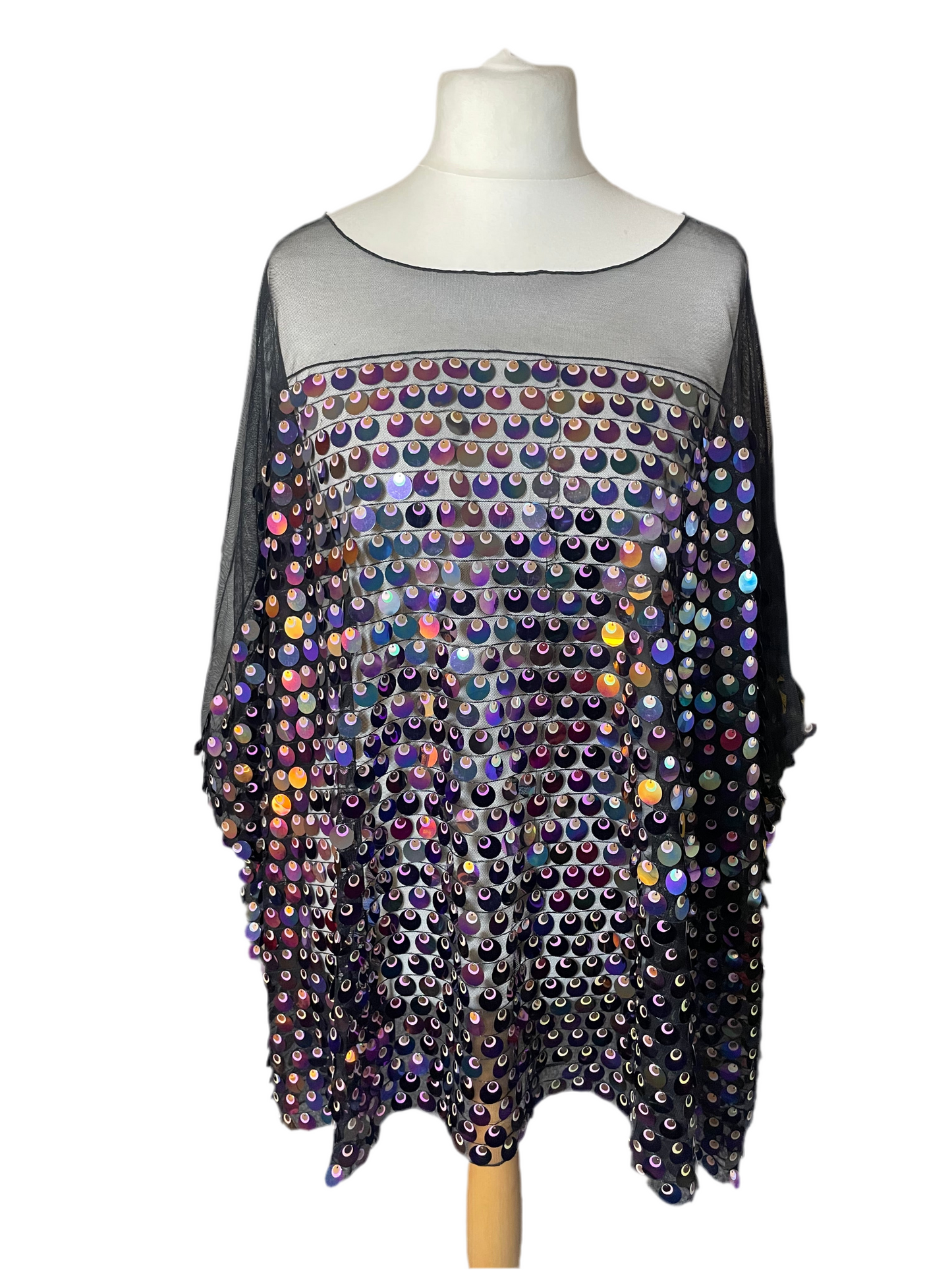‘Petrol’ Sequin Mini