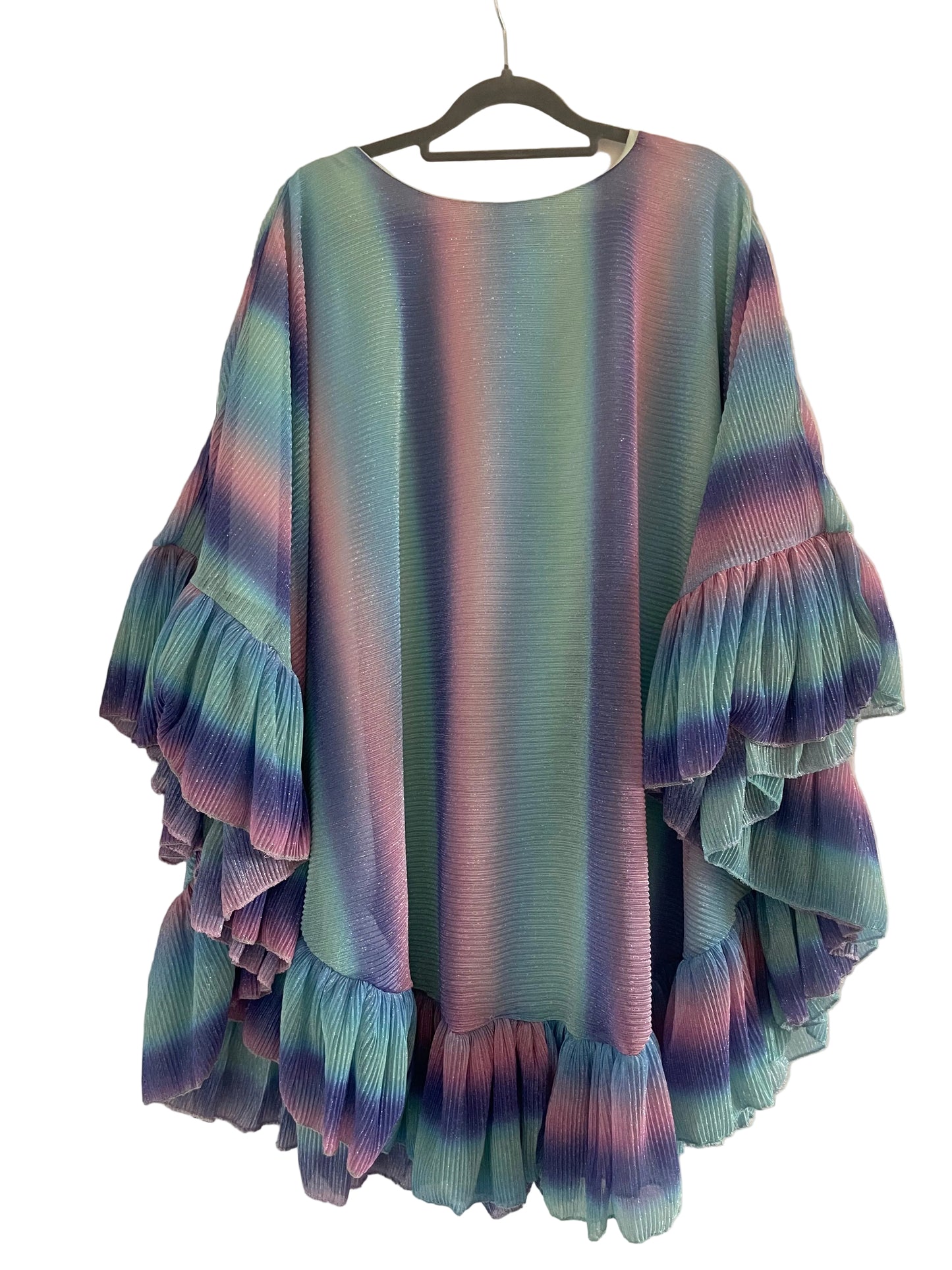 Pastel Ombre Ruffle ‘Edie’ Dress