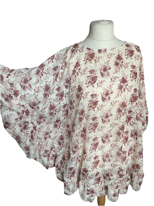 Floral Ruffle Mini Dress