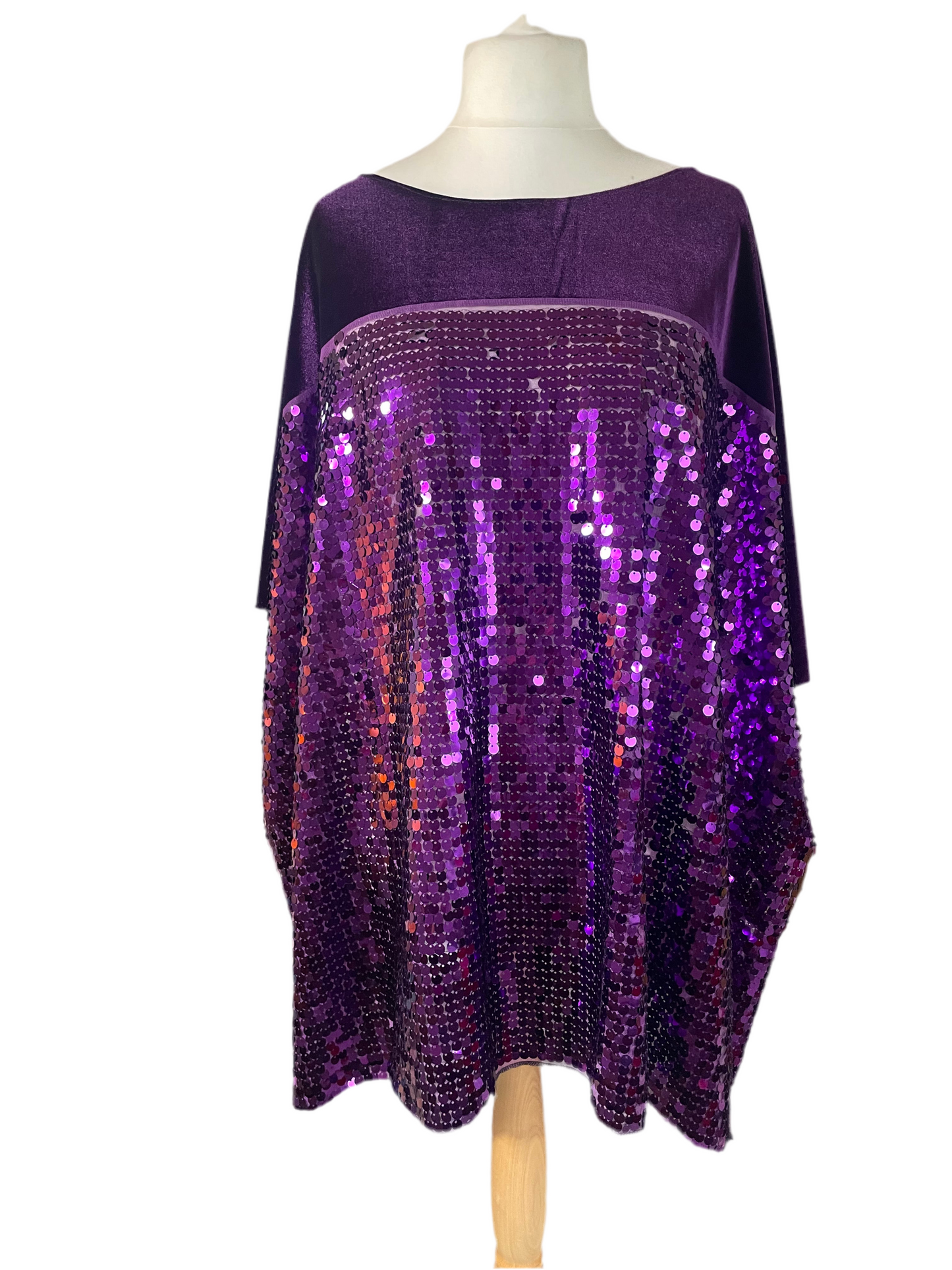 Purple Sequin Disco Mini