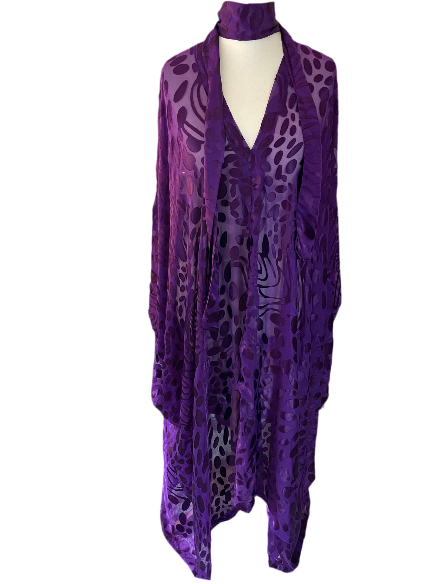 Silk Chiffon Kaftan
