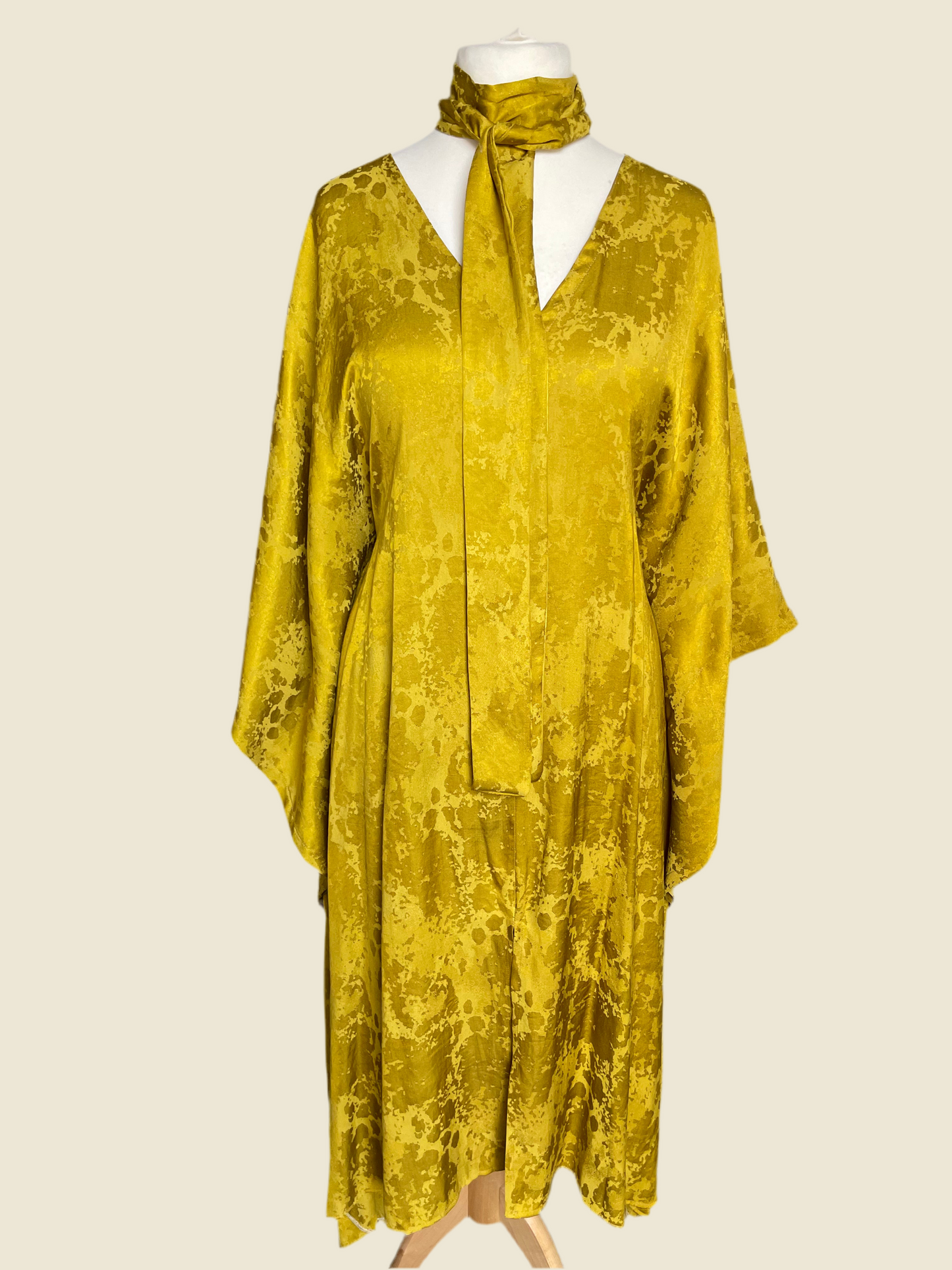 Gold Silk Kaftan