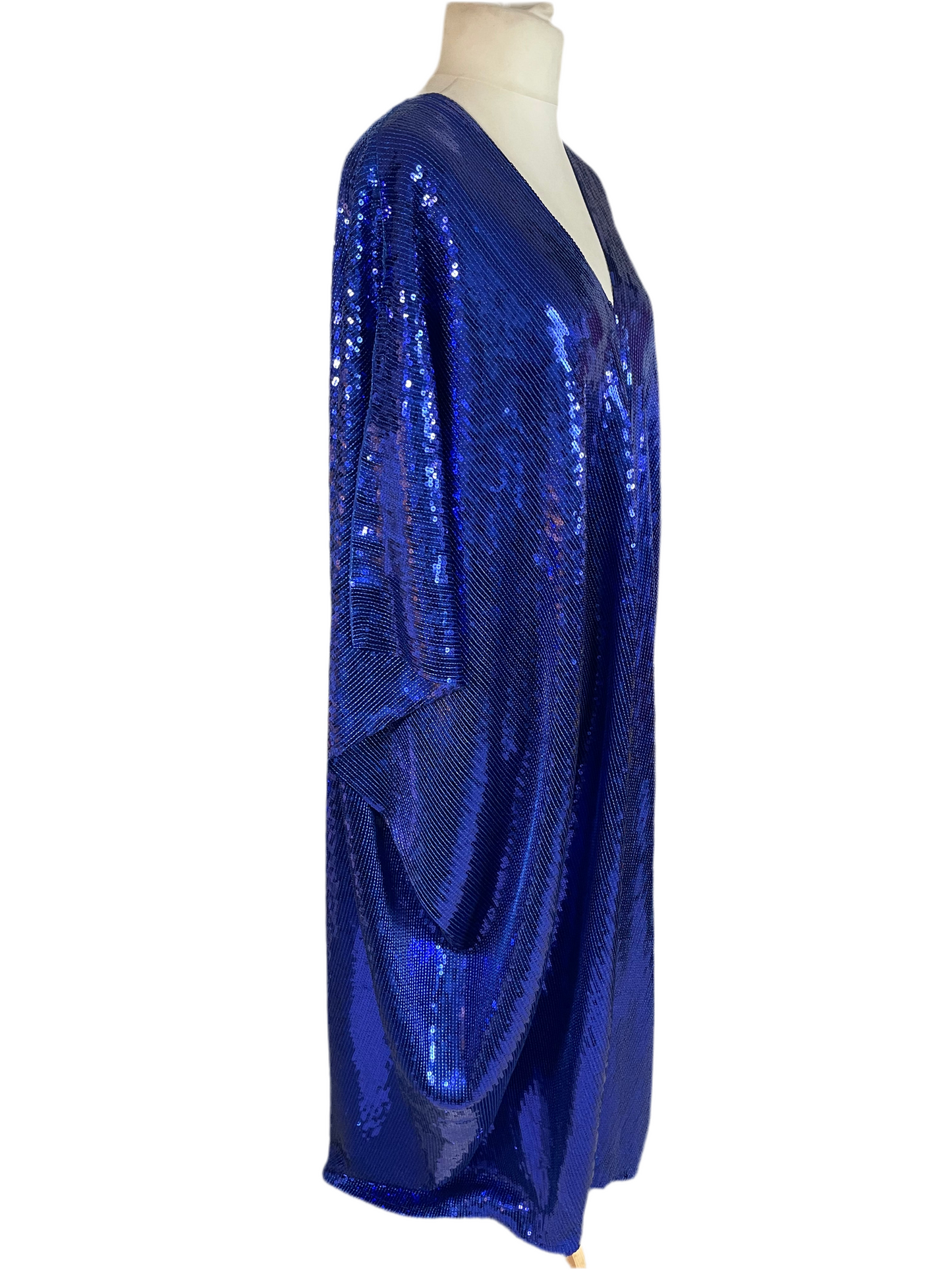 Cobalt Sequin Maxi kaftan