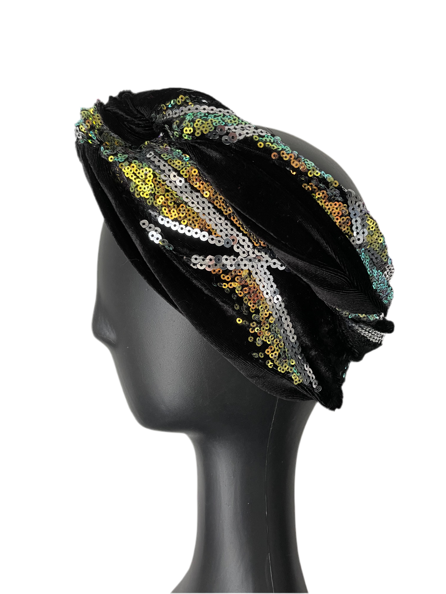 Gold and Silver Sequin Head Weap
