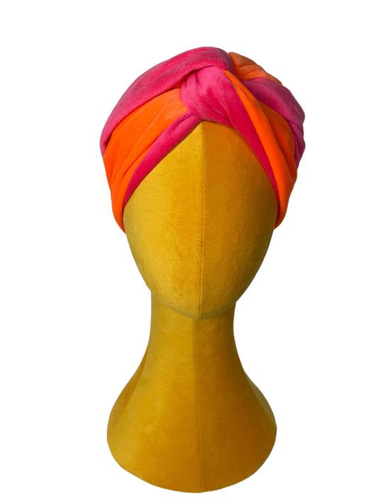 Orange/Pink Velvet Wrap
