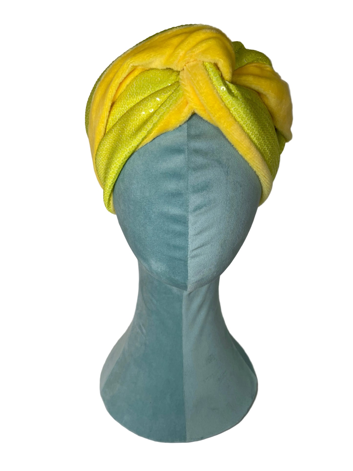 Lemon and Lime Sequin/Velvet Wrap