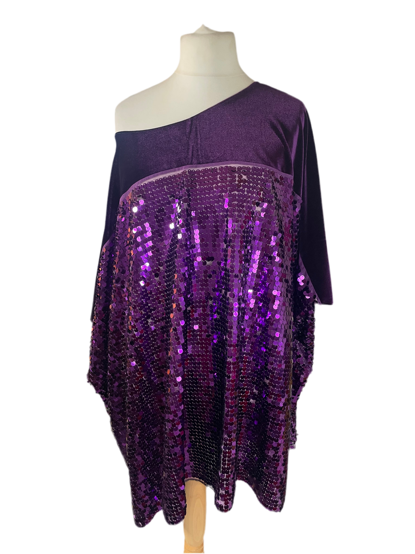 Purple Sequin Disco Mini