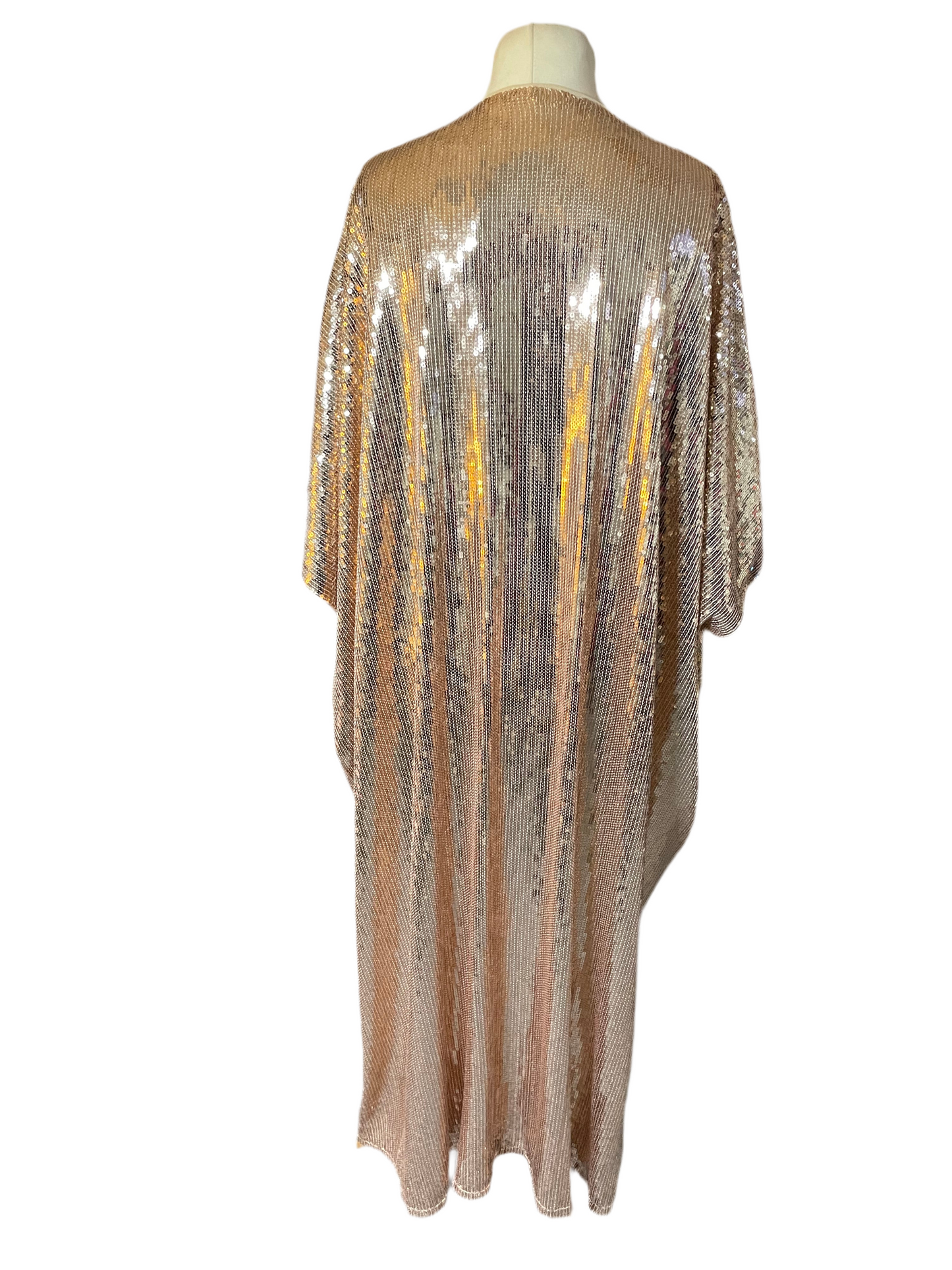 Rose Gold Sequin Kaftan