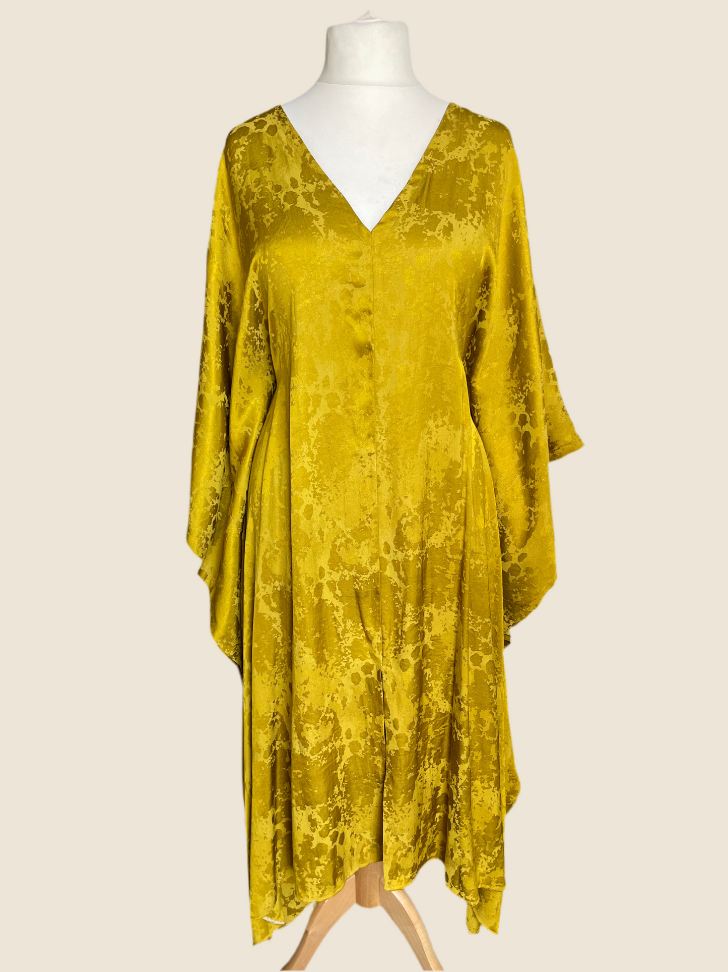 Gold Silk Kaftan