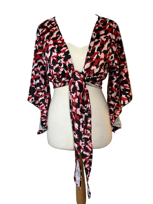 Abstract Print ‘Bambi’ Top