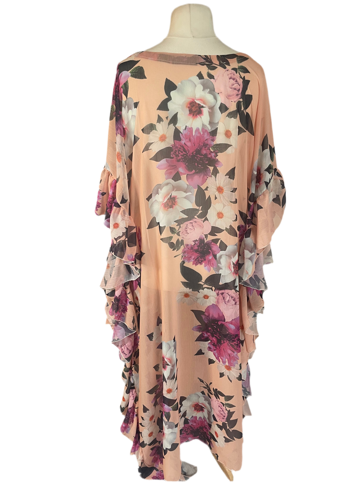 Sheer Floral ‘Estelle’ Kaftan