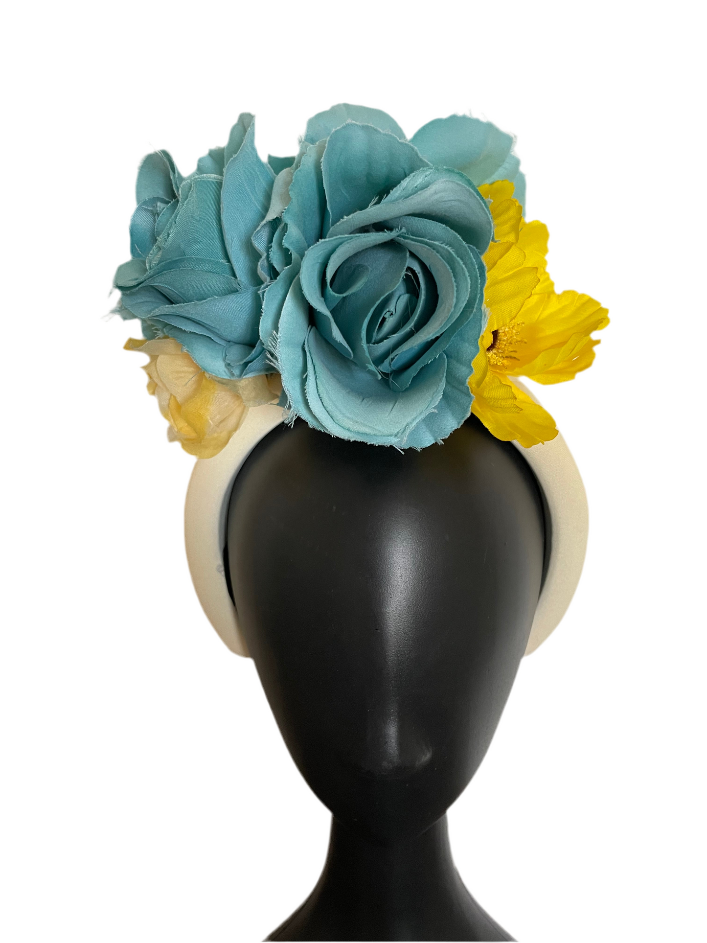 Lemon and Blue Floral Band