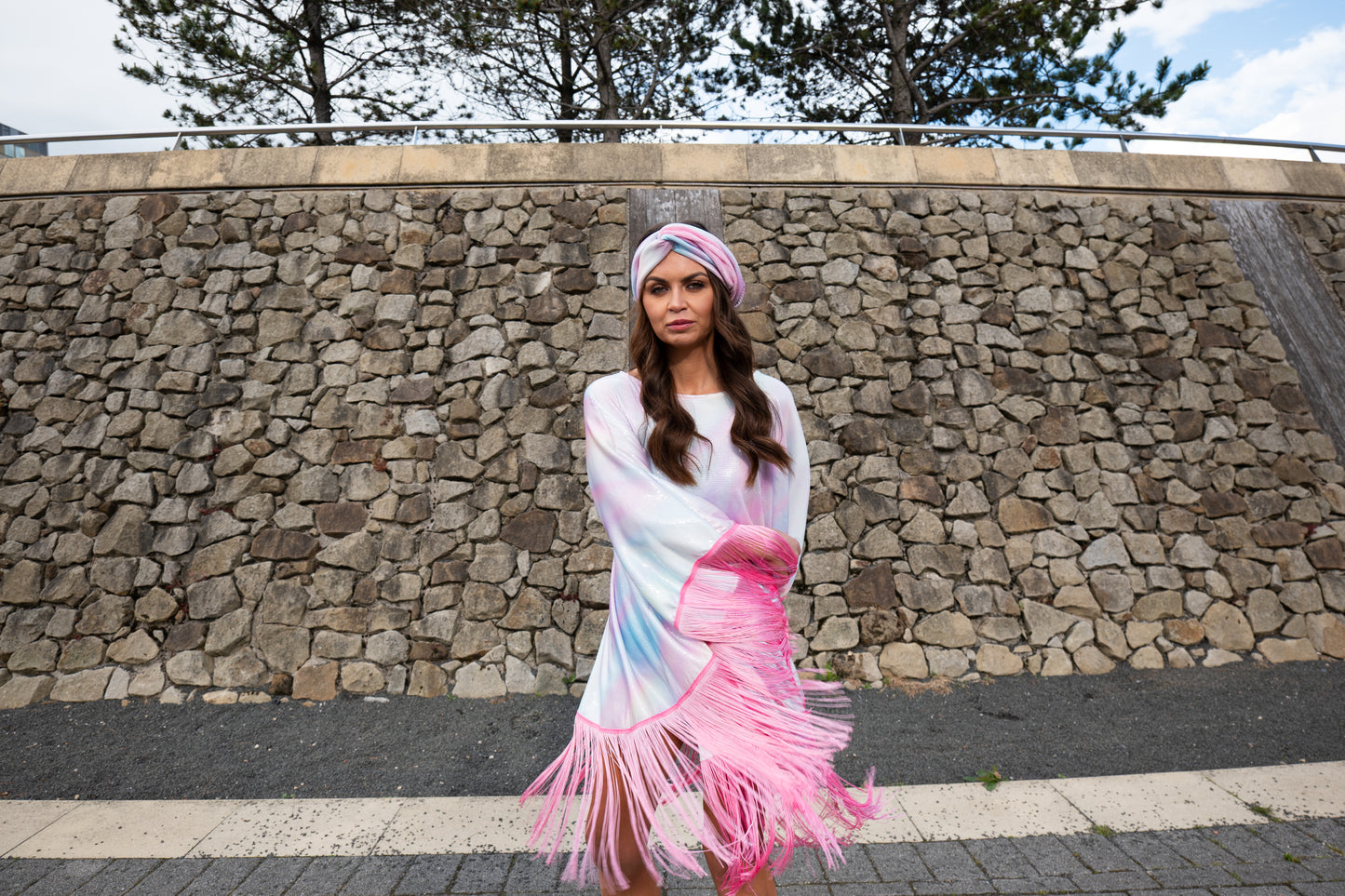 Pastel Pink Fringe ‘Delilah’ Mini