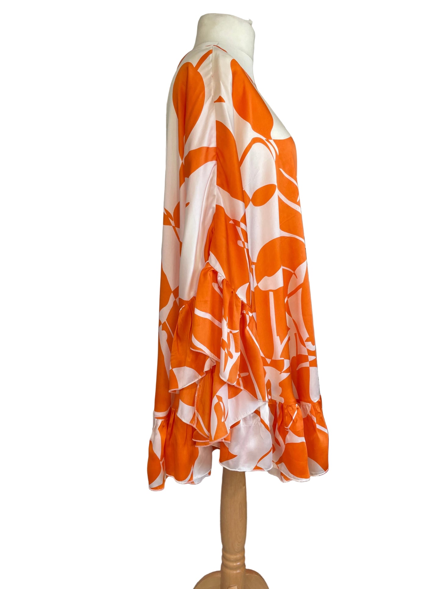 ‘Edie’ Short Ruffle Kaftan