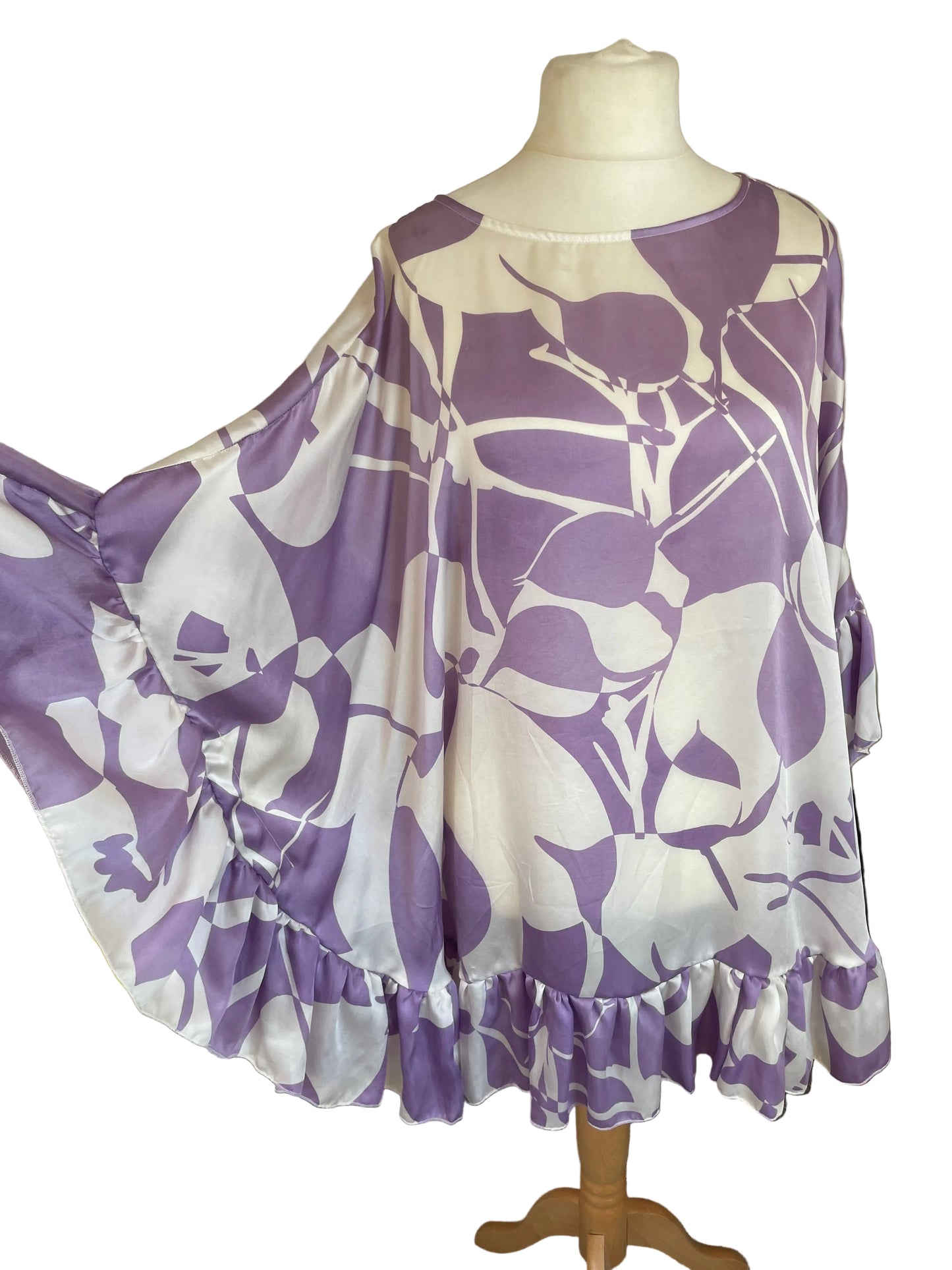‘Edie’ Short Ruffle Kaftan